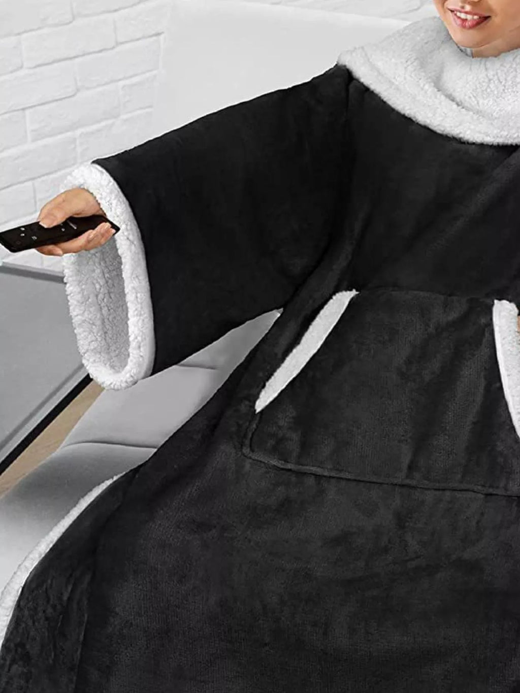 Tights & Tights Women’s Oversized Plush Fleece Wearable Blanket Hoodie