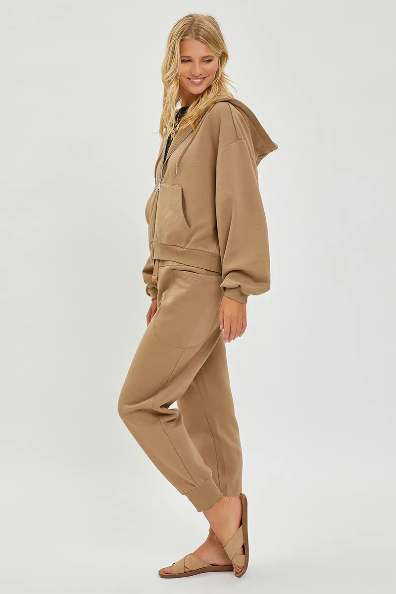RISEN High Rise Relaxed Joggers – Women’s Soft Casual Lounge Pants