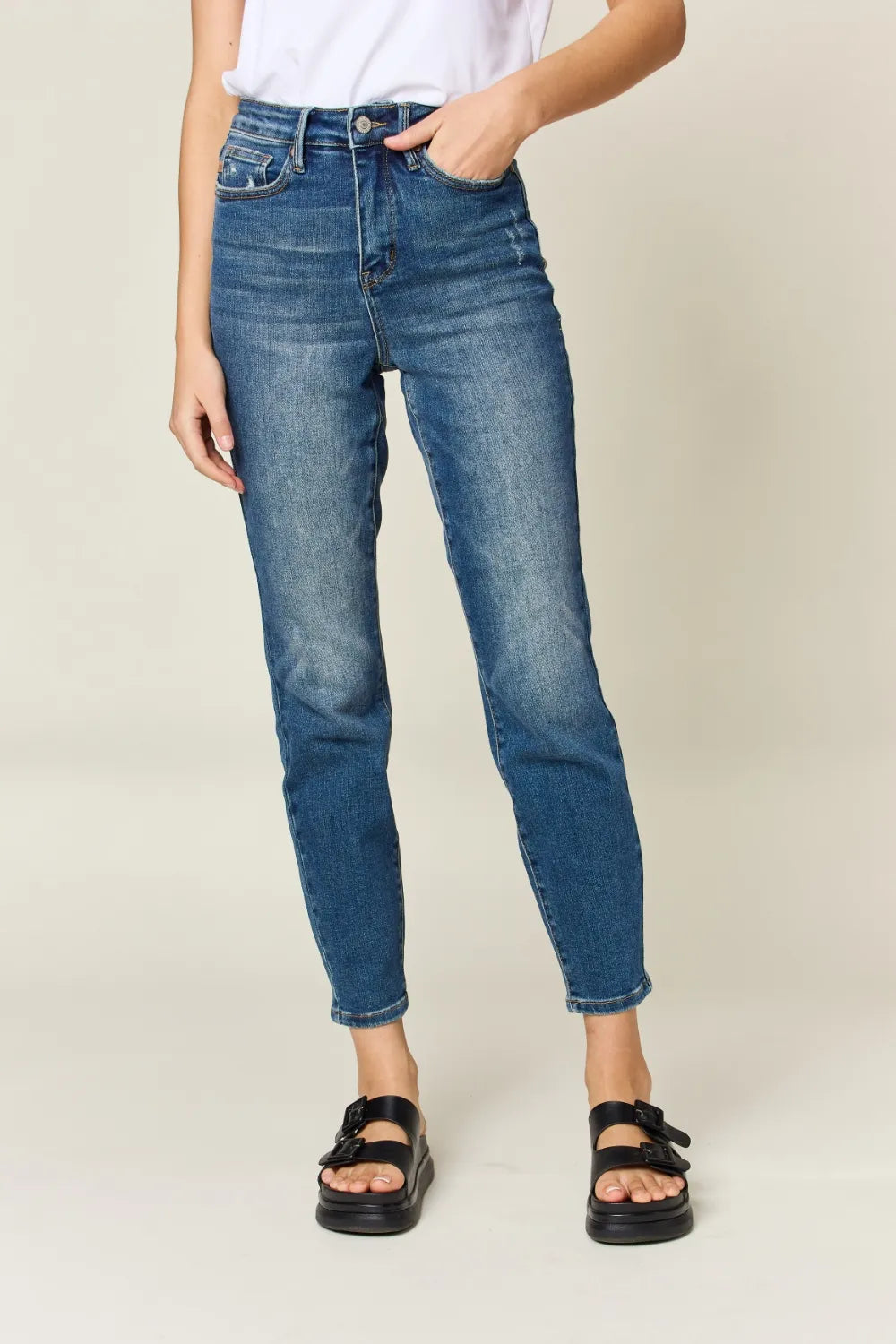 Judy Blue High Waist Slim Fit Tummy Control Jeans for Women