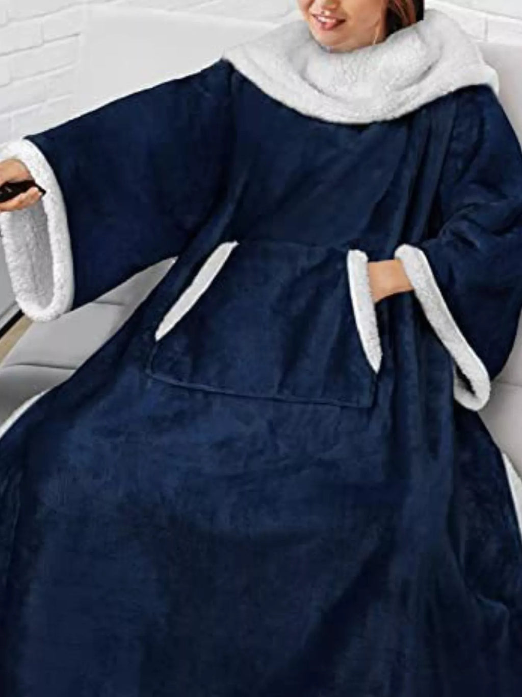 Tights & Tights Women’s Oversized Plush Fleece Wearable Blanket Hoodie