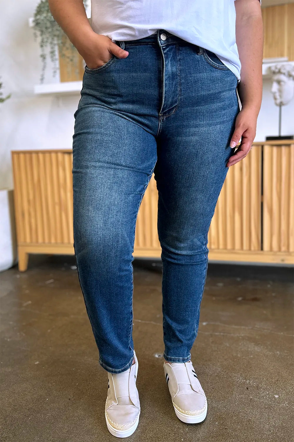 Judy Blue High Waist Slim Fit Tummy Control Jeans for Women