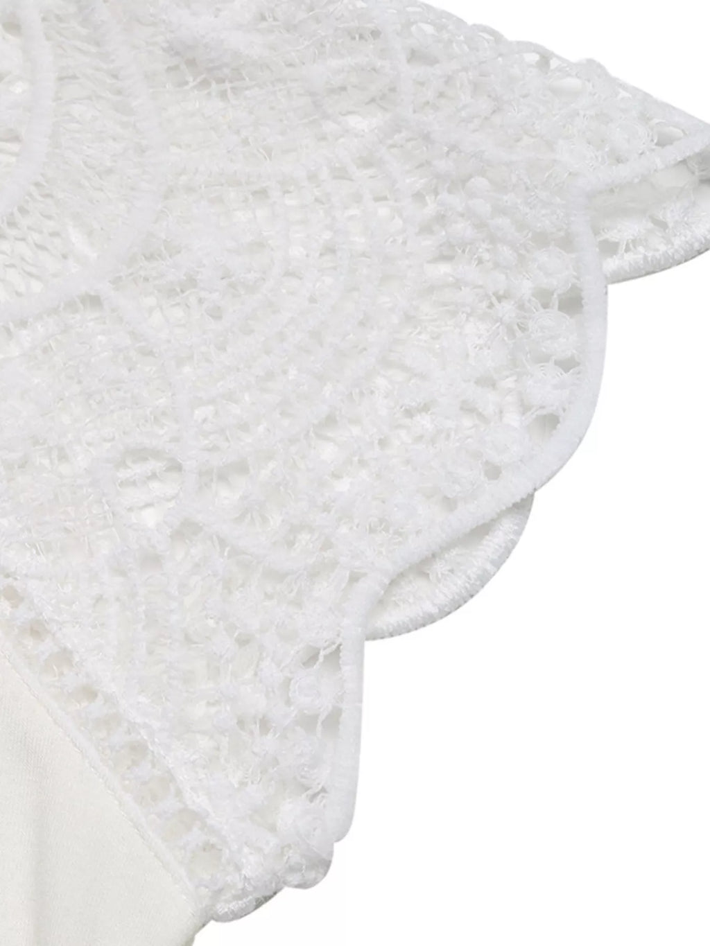 Women’s Lace Sleeve Notched Neck Blouse