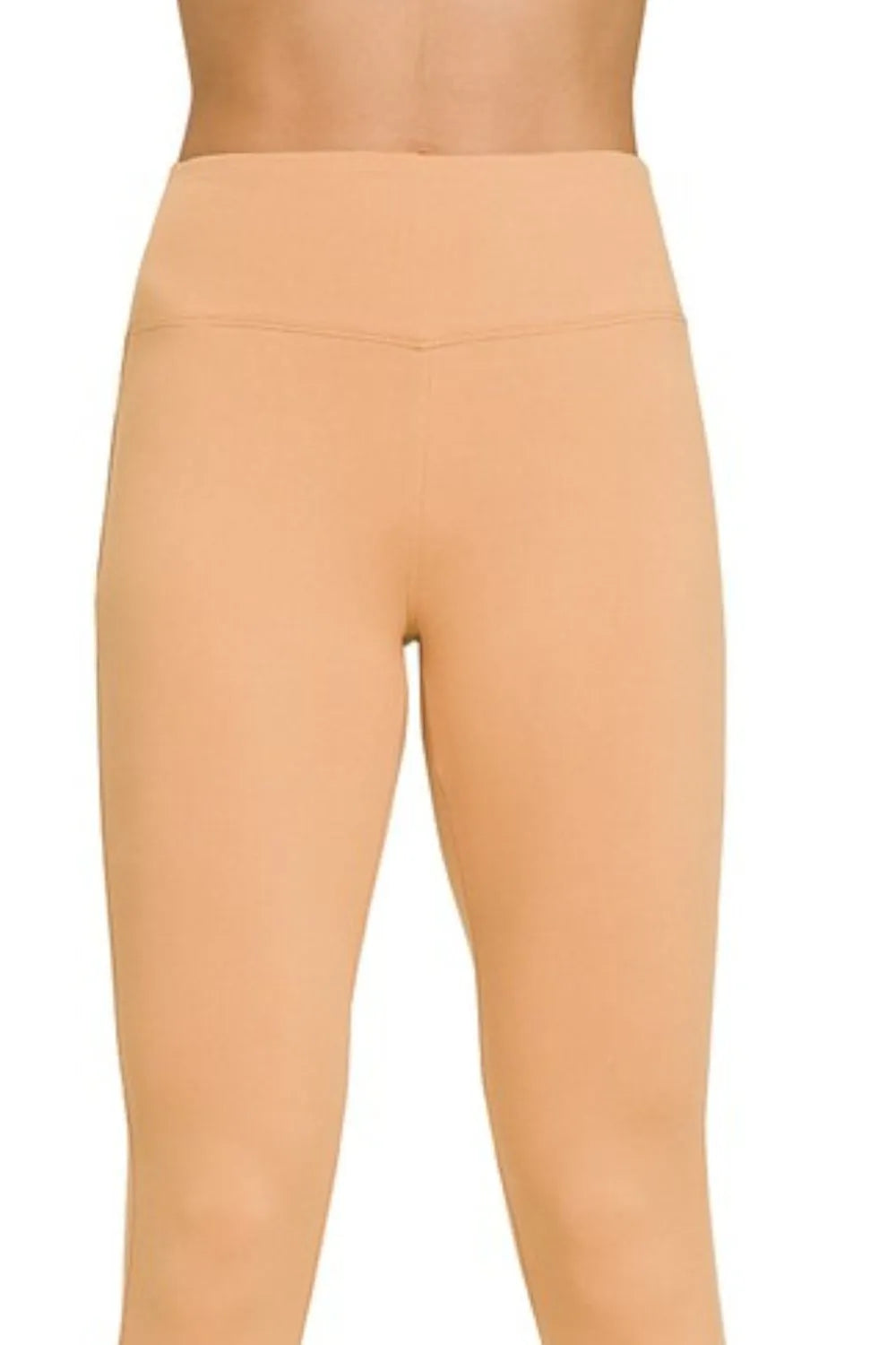 Zenana Women’s Microfiber Waistband Leggings – Comfortable & Stretchy