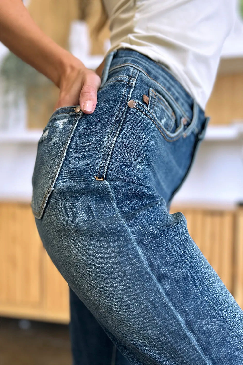 Judy Blue High Waist Slim Fit Tummy Control Jeans for Women