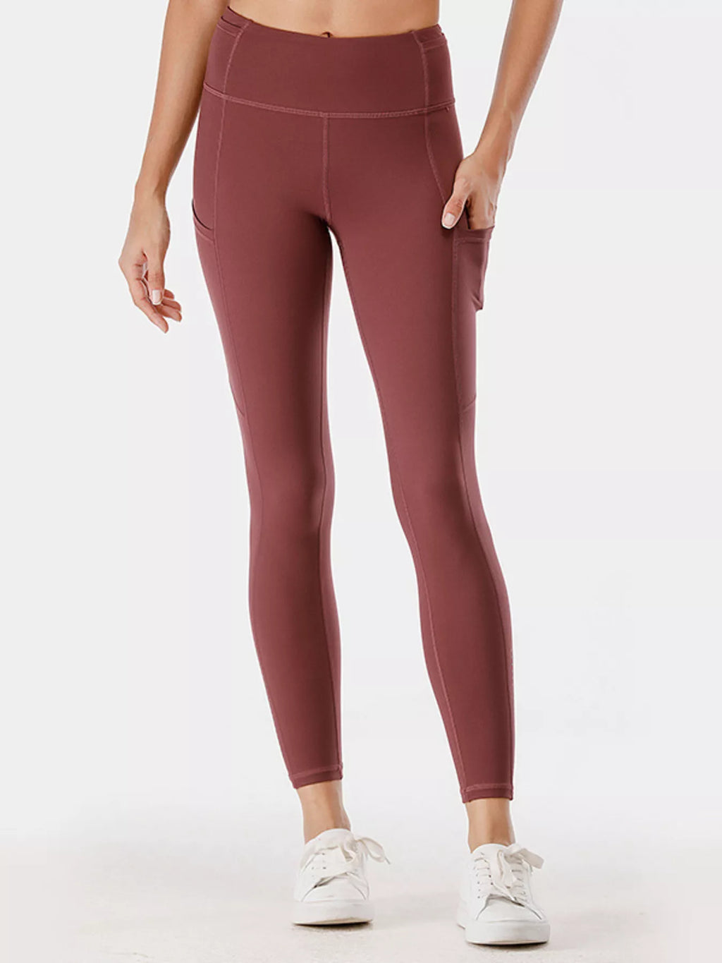 Full Size High-Waisted Active Leggings with Pockets – Plus Size Fit