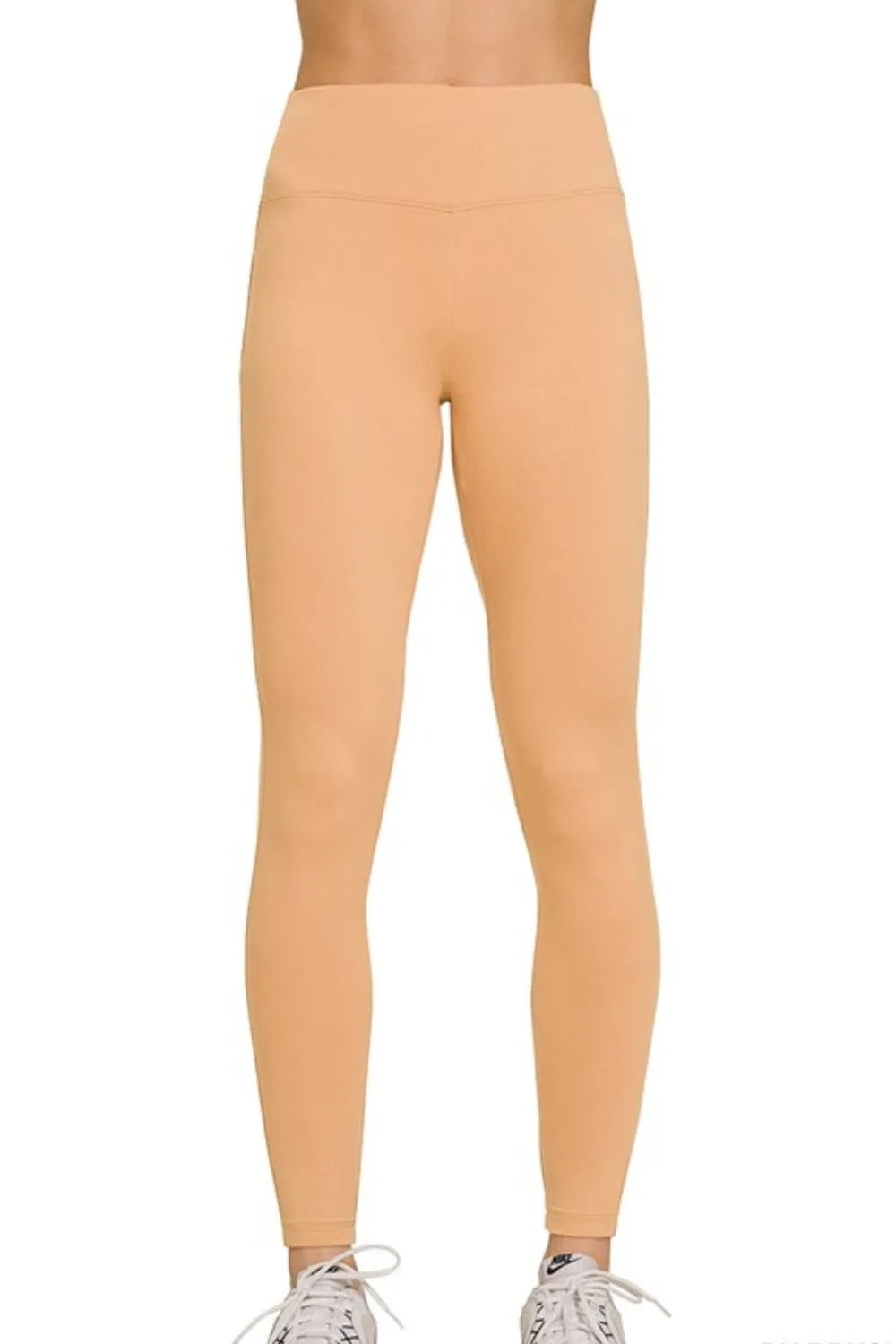 Zenana Women’s Microfiber Waistband Leggings – Comfortable & Stretchy