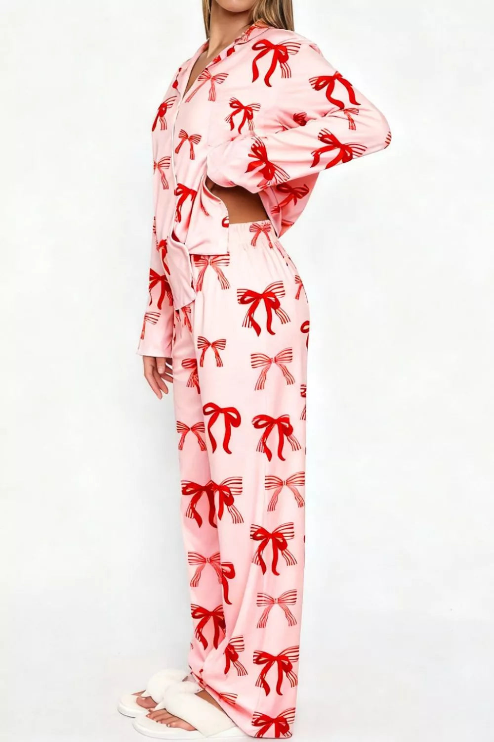 Tights & Tights Women’s Bow Print Pajama Lounge Set