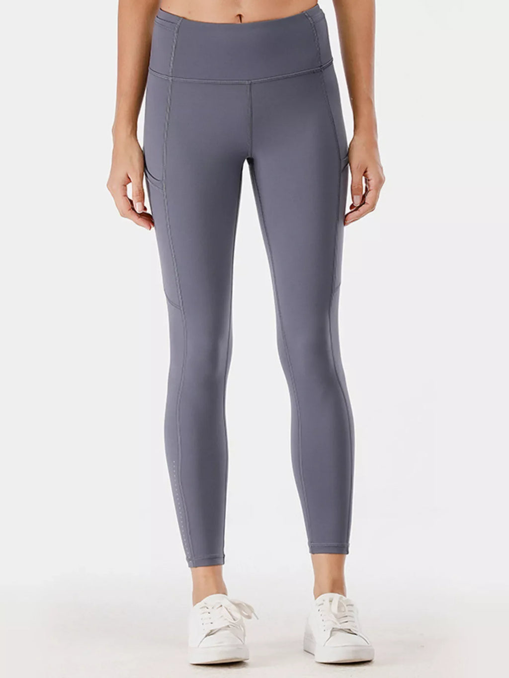 Full Size High-Waisted Active Leggings with Pockets – Plus Size Fit