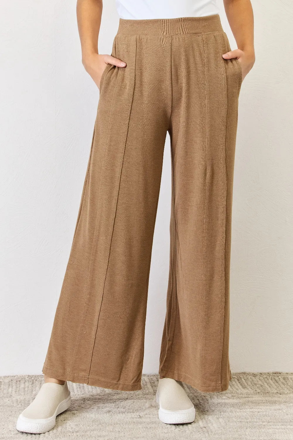 RISEN Ultra Soft Wide Leg Pants – Comfy High-Waist Lounge & Casual Wear