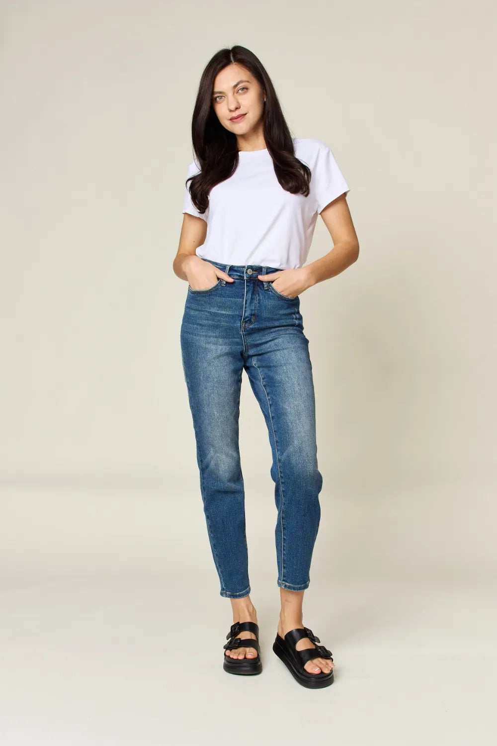 Judy Blue High Waist Slim Fit Tummy Control Jeans for Women