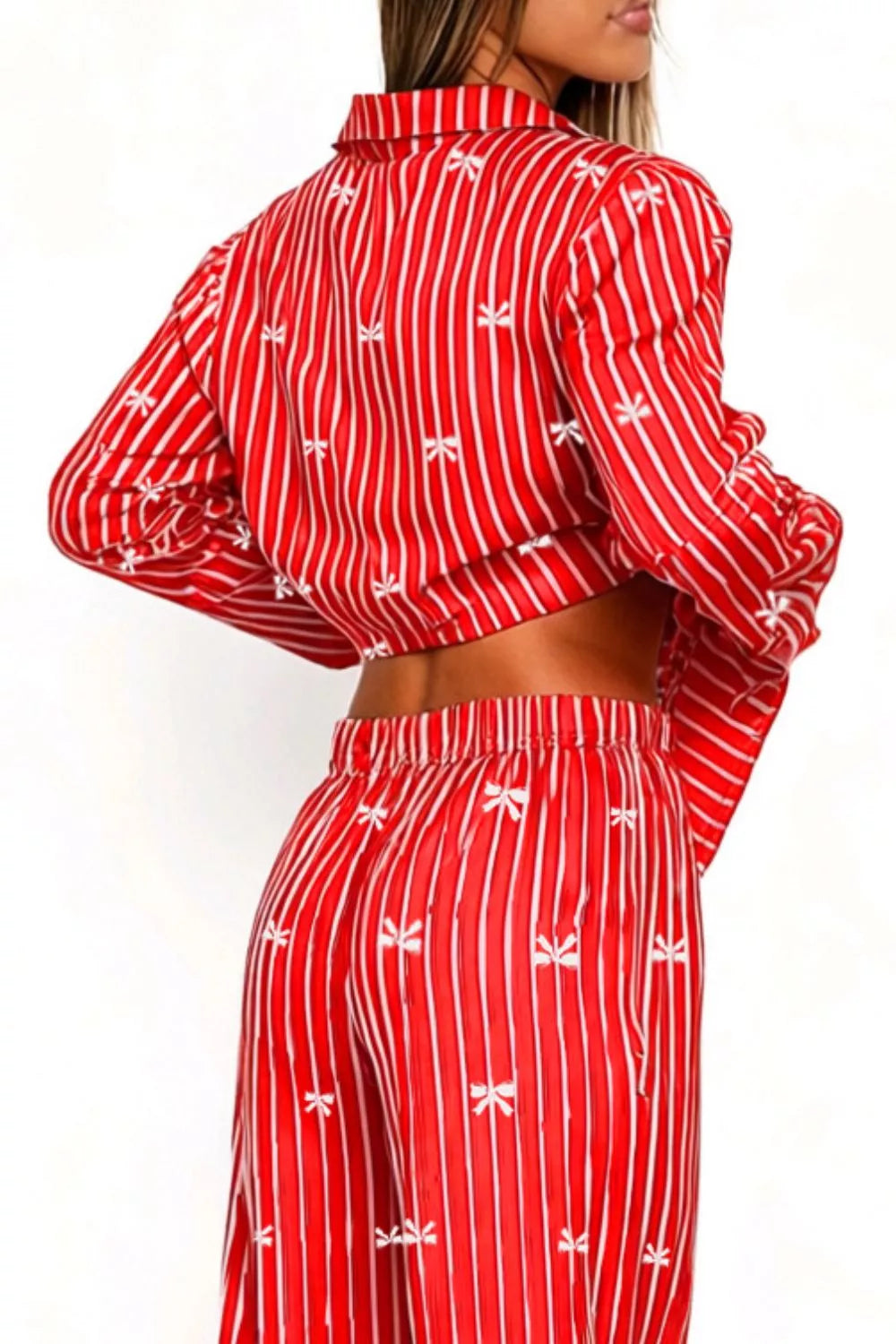 Tights & Tights Women’s Bow Print Pajama Lounge Set