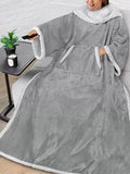 Tights & Tights Women’s Oversized Plush Fleece Wearable Blanket Hoodie