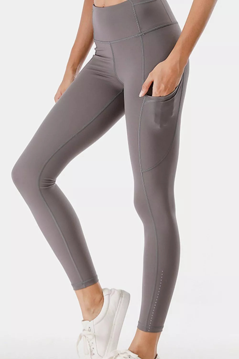 Full Size High-Waisted Active Leggings with Pockets – Plus Size Fit