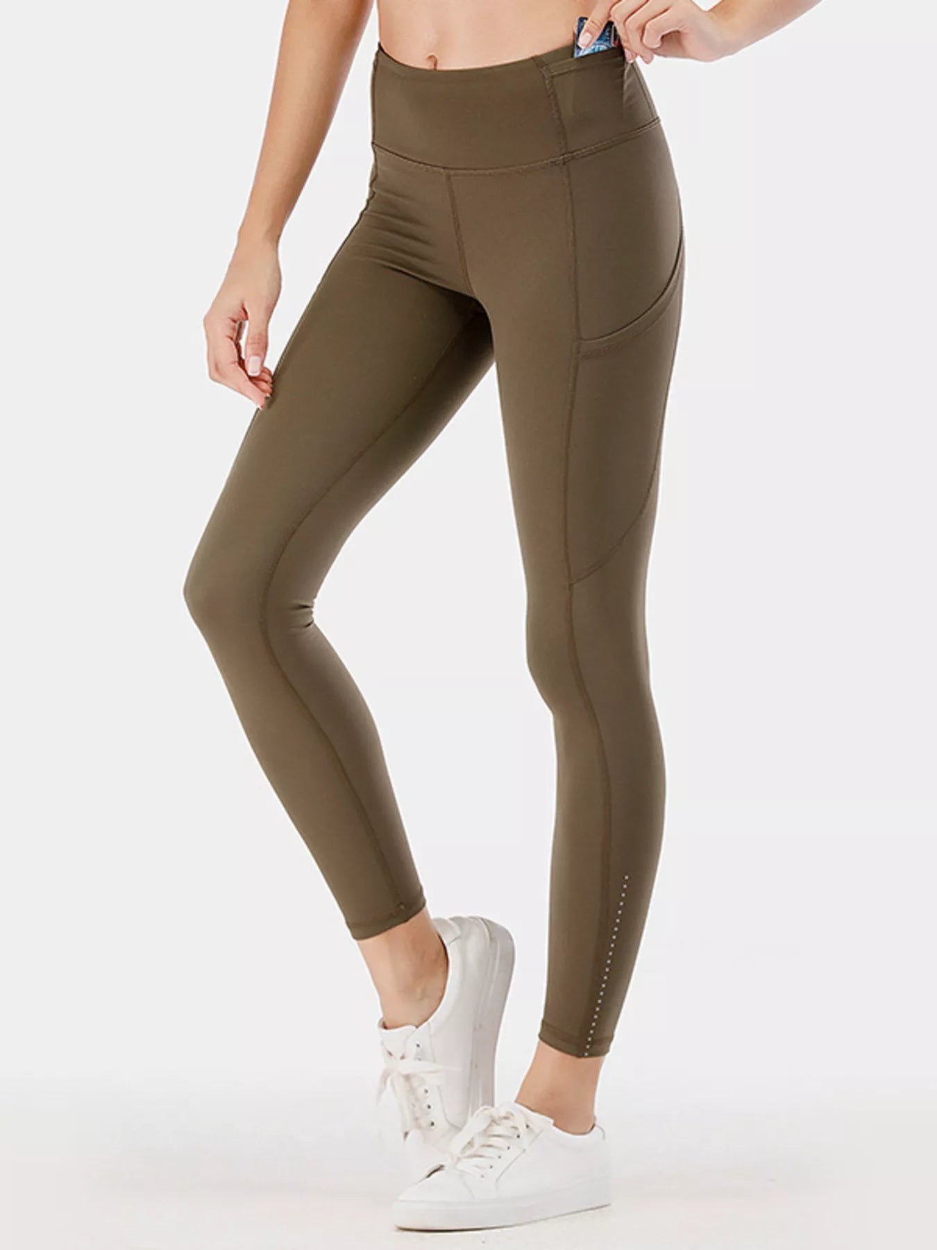 Full Size High-Waisted Active Leggings with Pockets – Plus Size Fit
