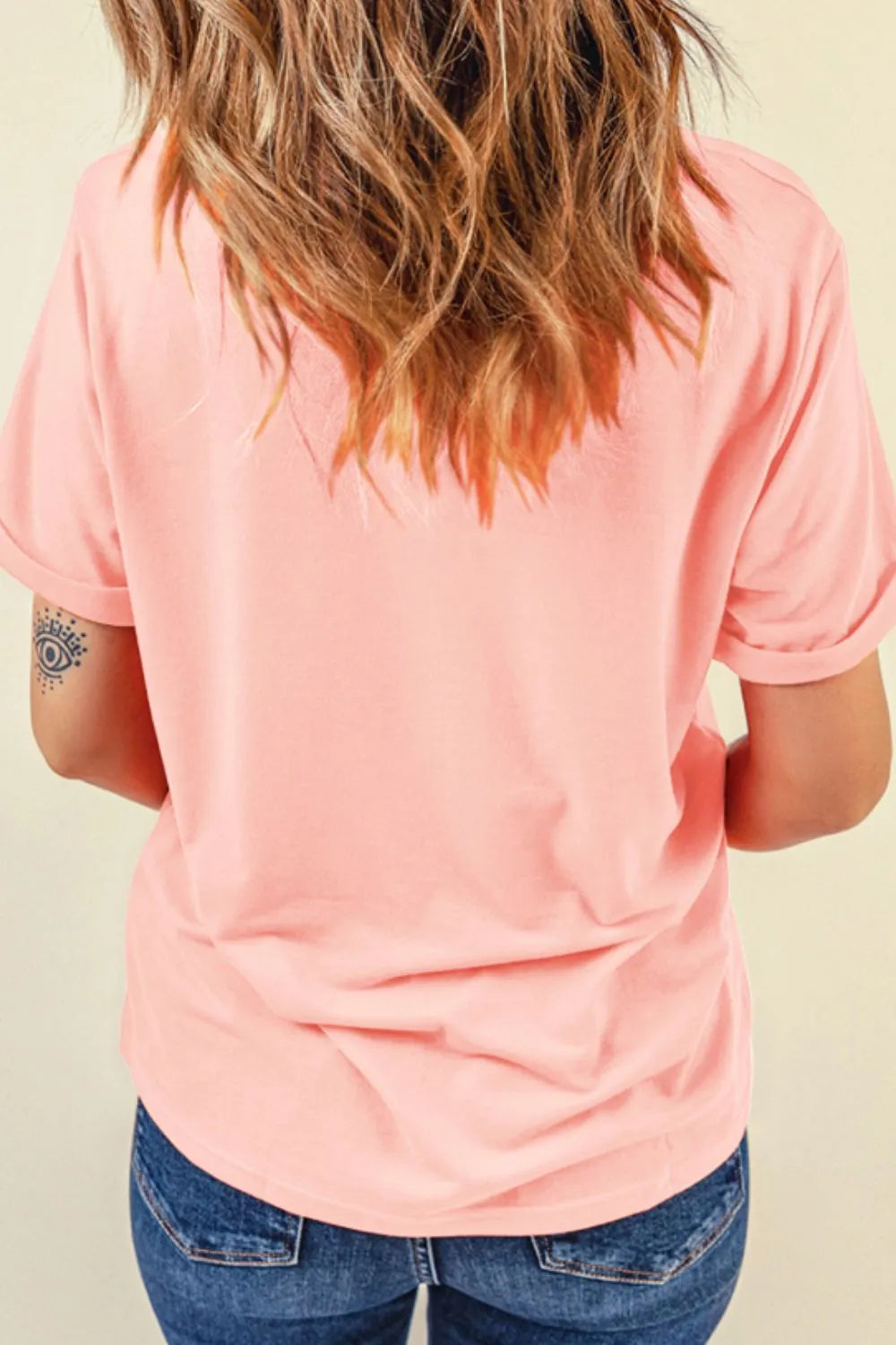 Graphic Round Neck Short Sleeve T-Shirt – Casual Cotton Tee for Men & Women