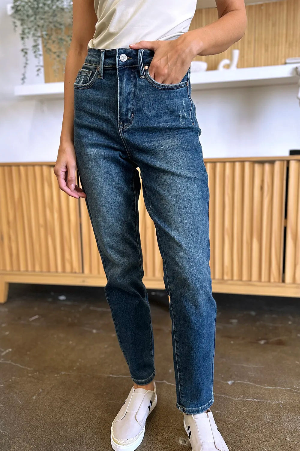 Judy Blue High Waist Slim Fit Tummy Control Jeans for Women
