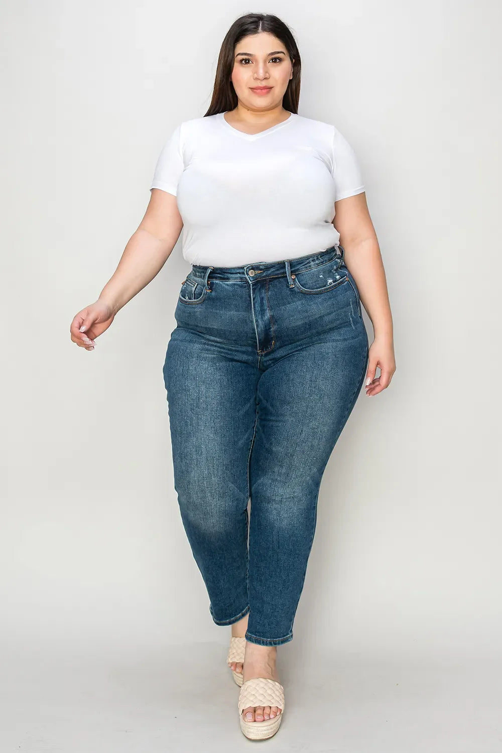 Judy Blue High Waist Slim Fit Tummy Control Jeans for Women