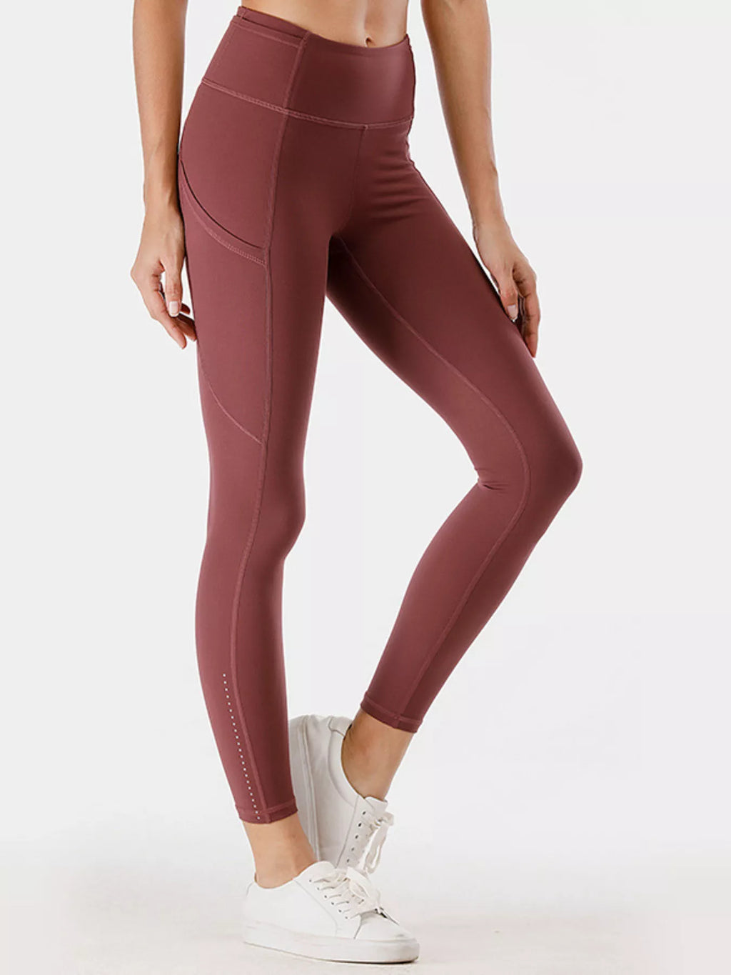 Full Size High-Waisted Active Leggings with Pockets – Plus Size Fit