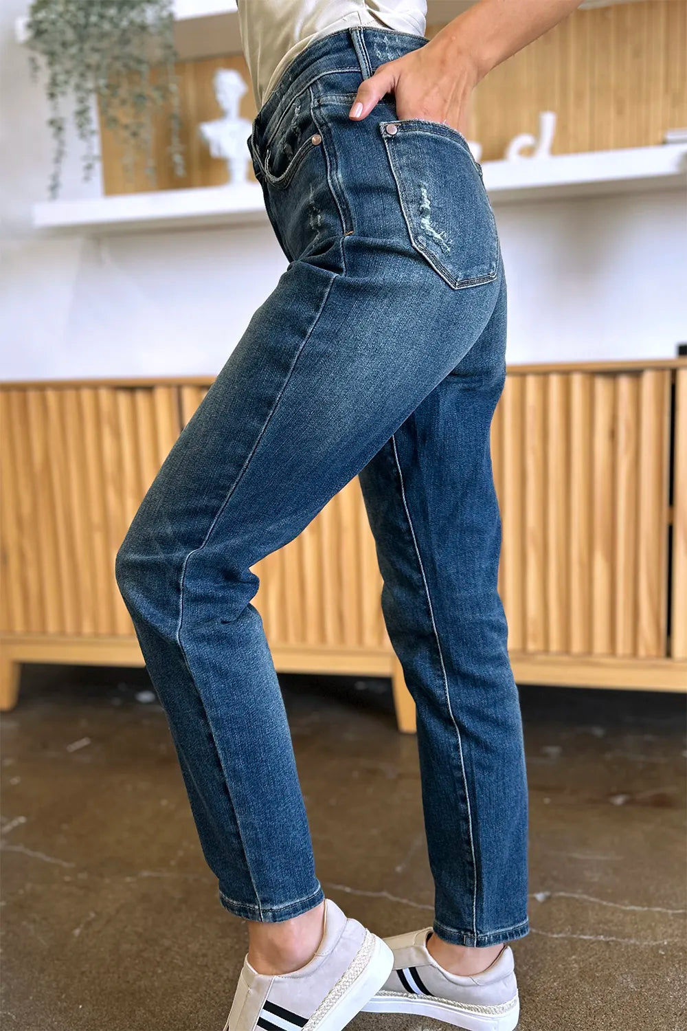 Judy Blue High Waist Slim Fit Tummy Control Jeans for Women