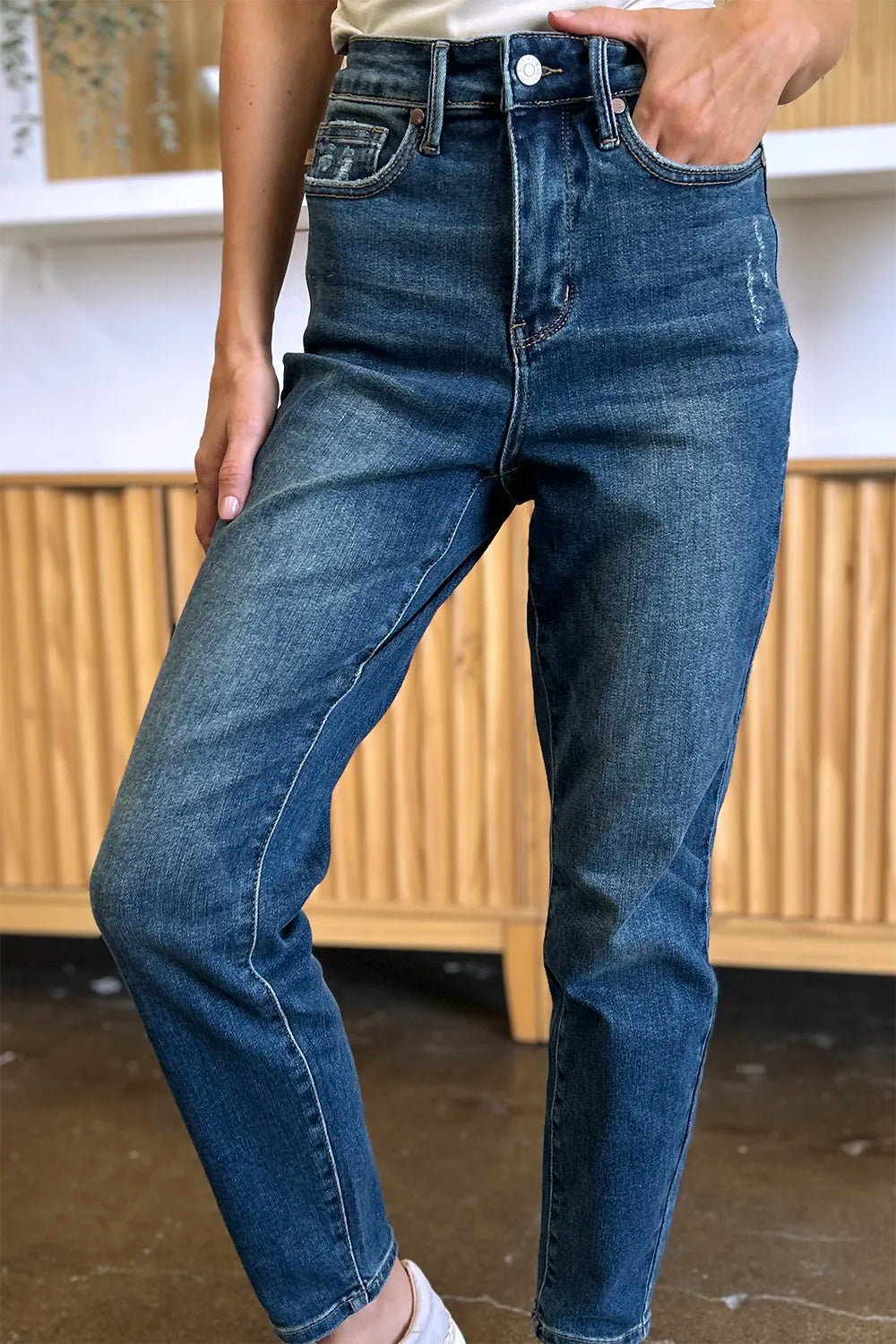 Judy Blue High Waist Slim Fit Tummy Control Jeans for Women