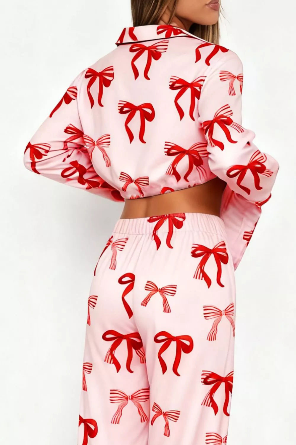 Tights & Tights Women’s Bow Print Pajama Lounge Set