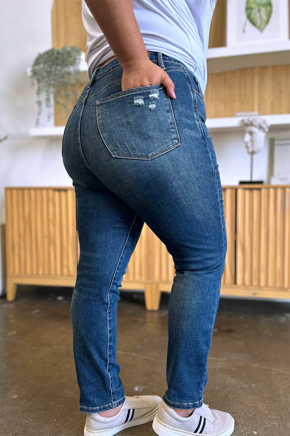 Judy Blue High Waist Slim Fit Tummy Control Jeans for Women